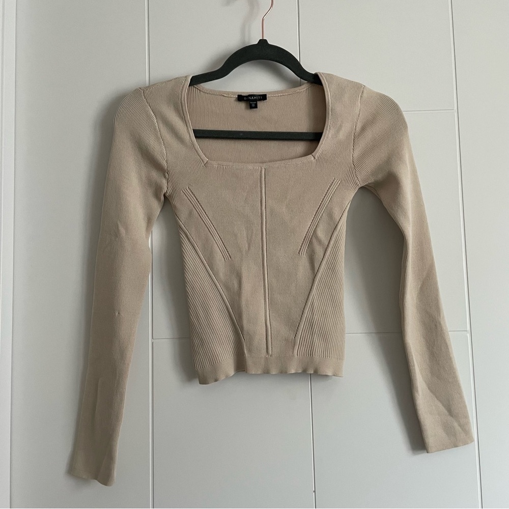 Dynamite sculpt Squareneck Longsleeve